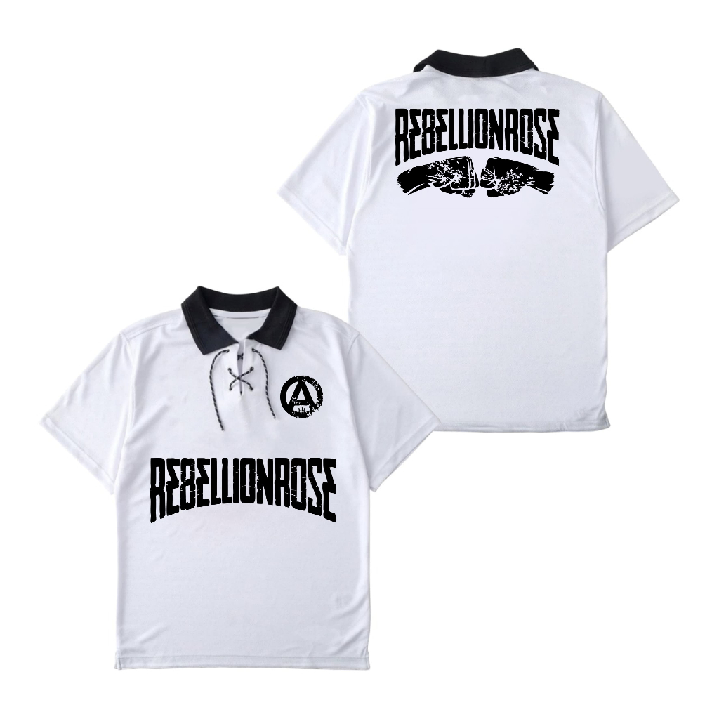 Dhoskie Tshirt - Jersey Retro Rebellion - Kaos Band Jersey Retro Bahan Milano