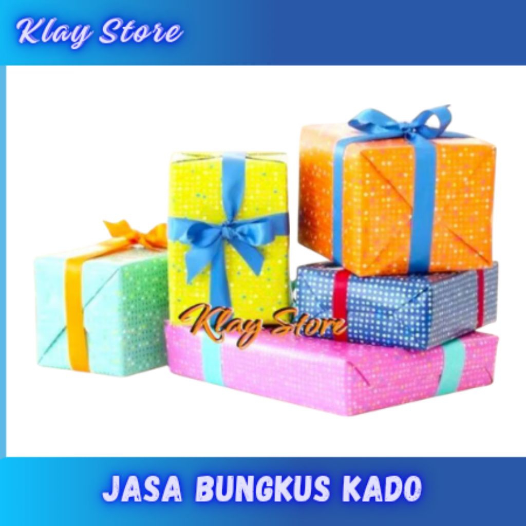 

Jasa Bungkus Kado + Kartu Ucapan Hadiah Special