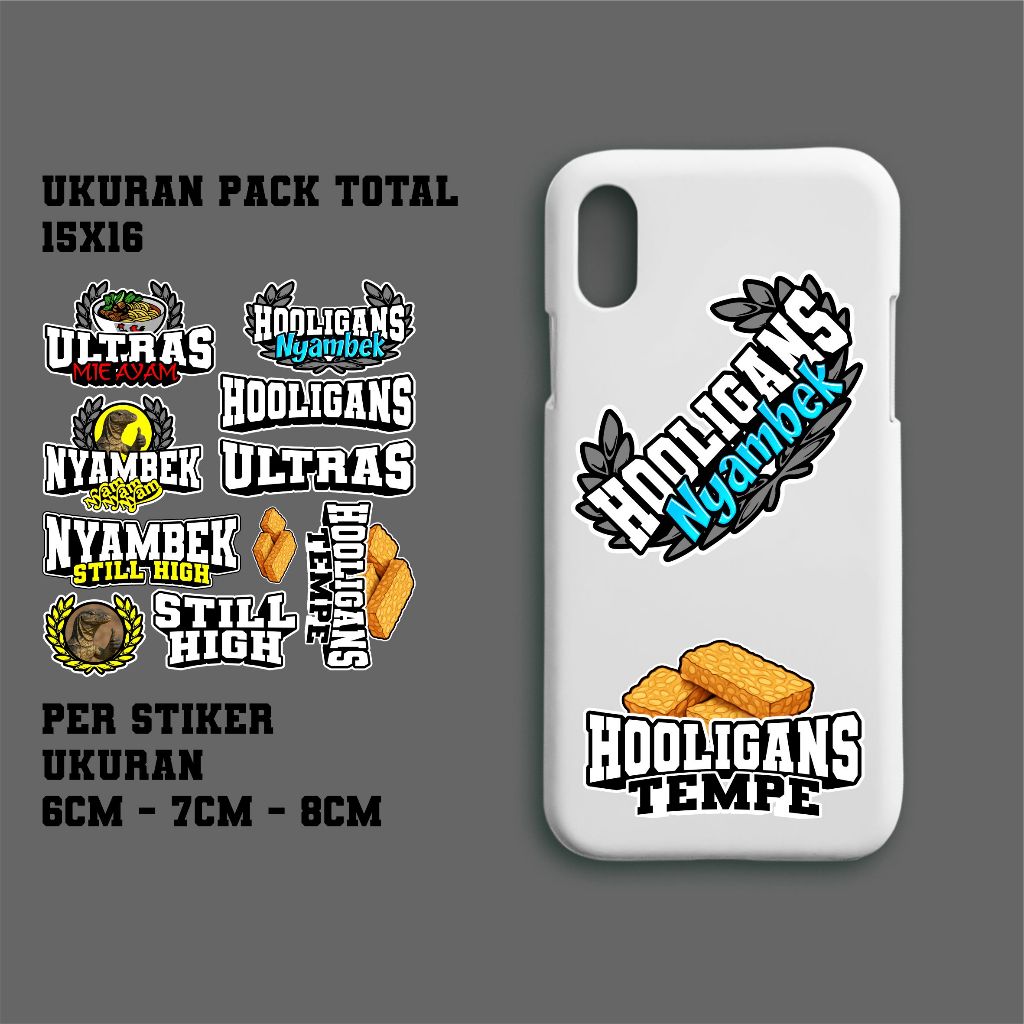 

STIKER PACK ULTRAS MIE AYAM HOOLIGANS NYAMBEK NYAMBEK NYAM NYAM NYAM STILL HIGH HOLIGANS TEMPE ULTRANS MIE AYAM STIKER PACK ISI 10