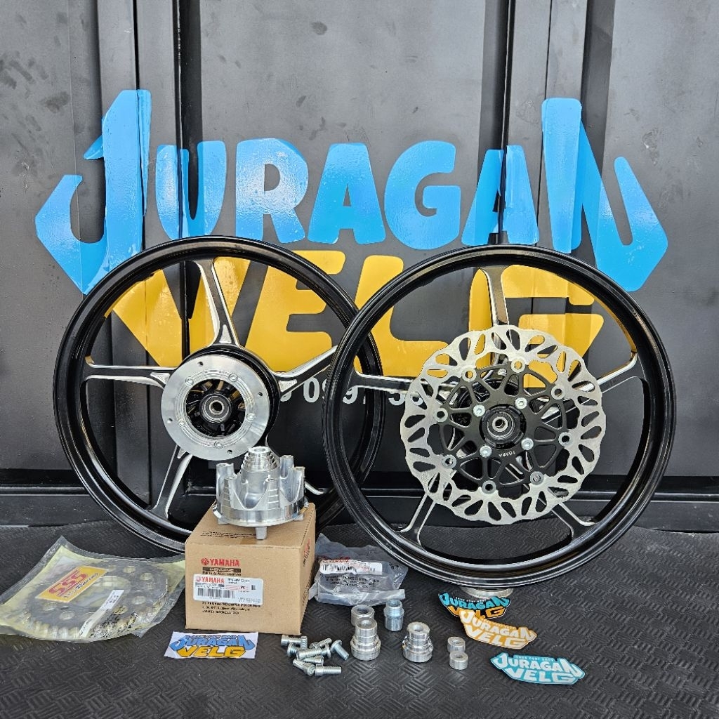 wheelset velg  VROSSI PRIME copy enkei ak55 pnp  crf cbr sonic gtr tiger revo supra125 satria R15 kl