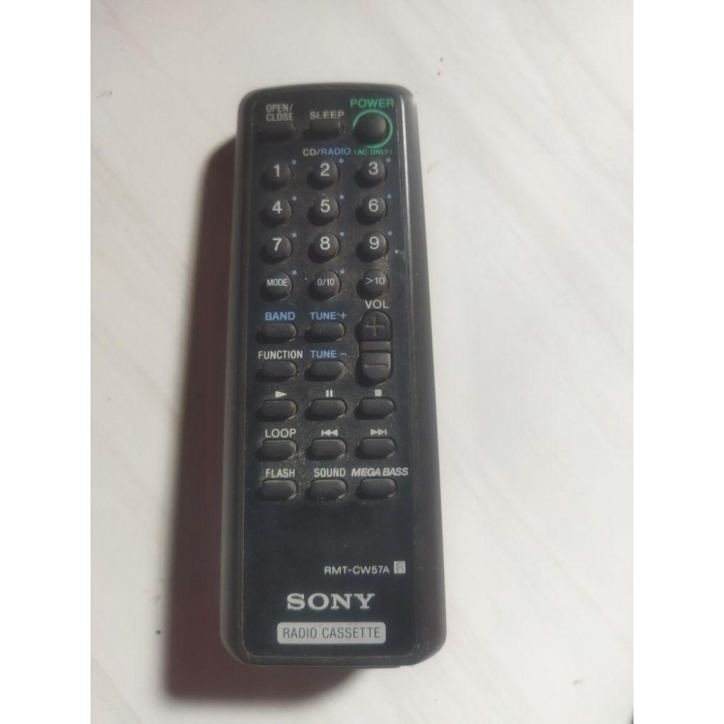 remote tape compo jadul sony  RMT-cw57a