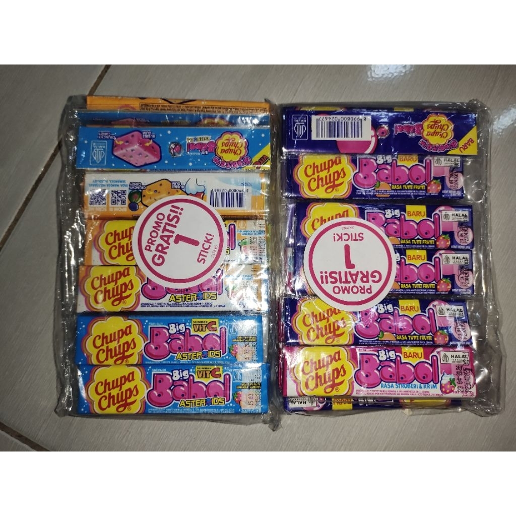 

Chupa chups Big babol stick/Big babol stik/permen karet