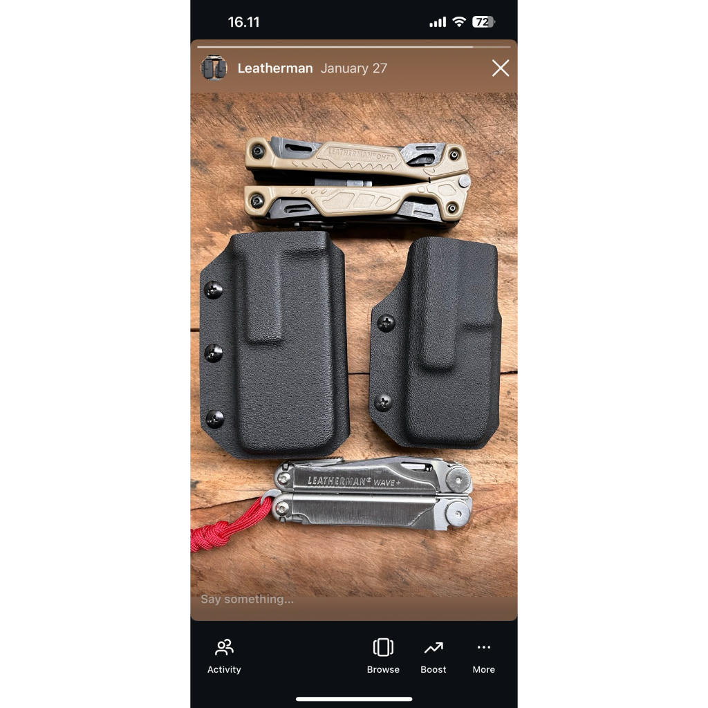 leatherman Wave + kydex sheath