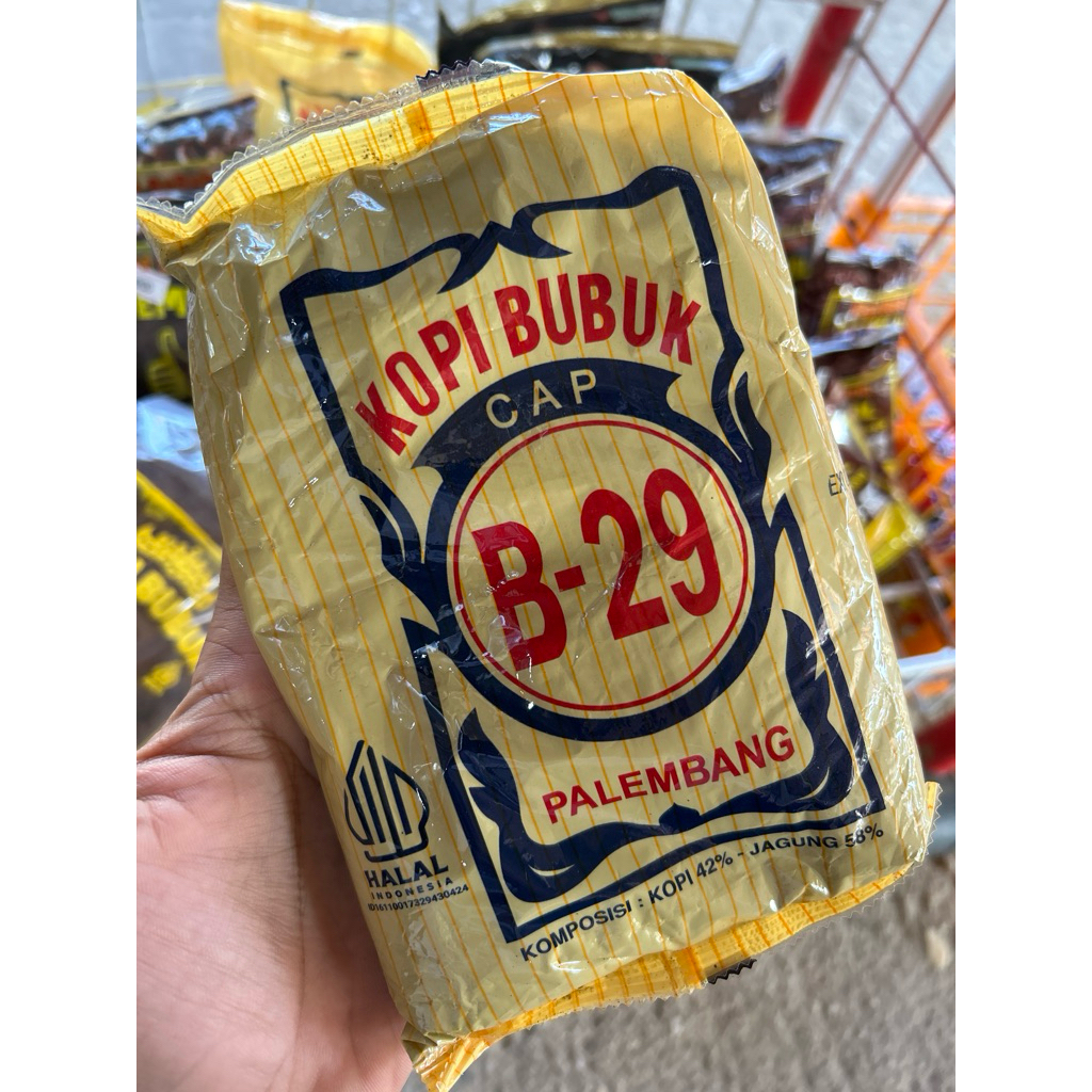 

Kopi Bubuk Cap B-29 Palembang – Kemasan Tradisional Asli Sumatera