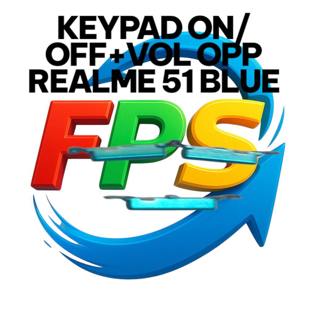 KEYPAD ON/OFF+VOL OPP REALME 51 BLUE