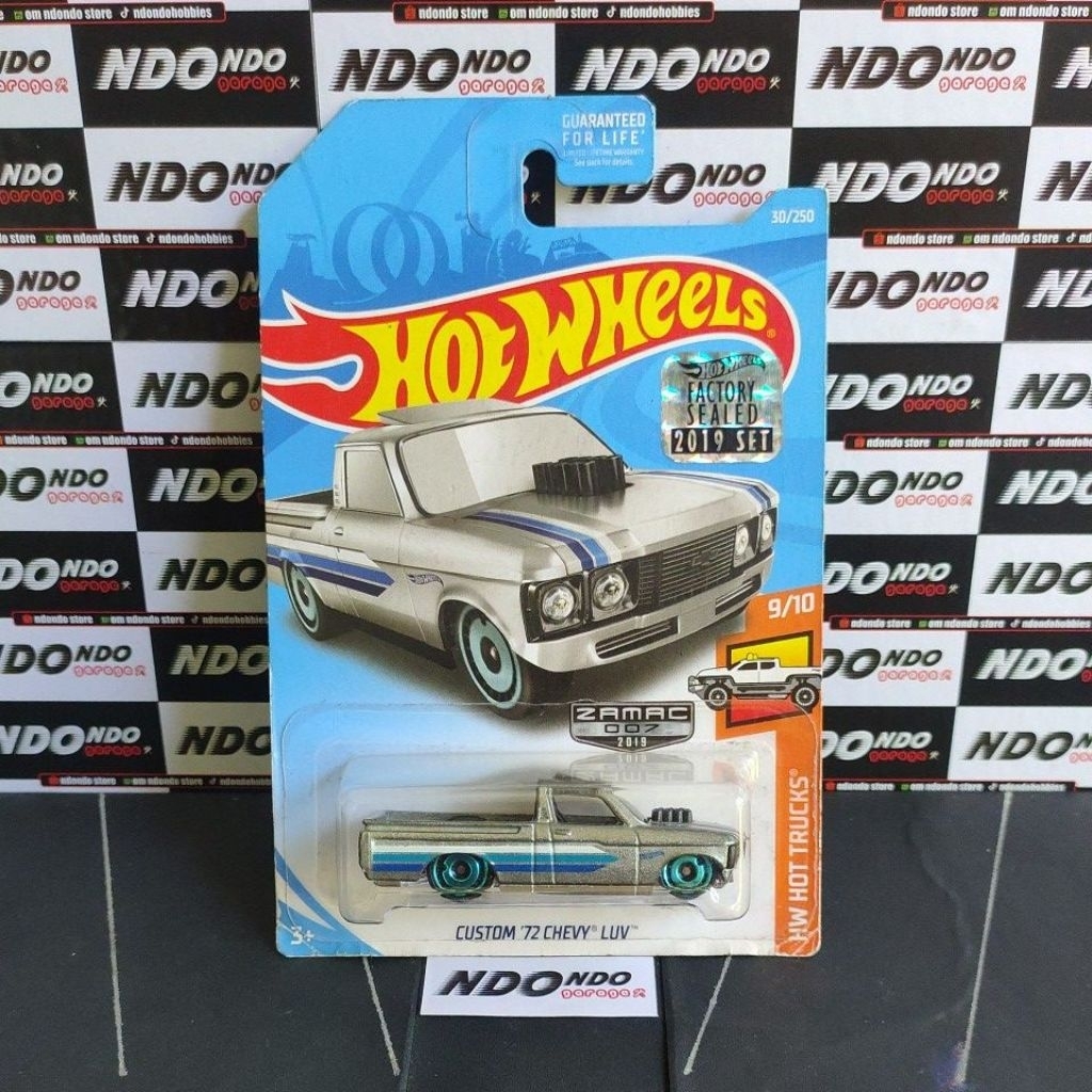 Hot Wheels Custom '72 Chevy Luv ZAMAC - 2019 Factory Sealed [Walmart[