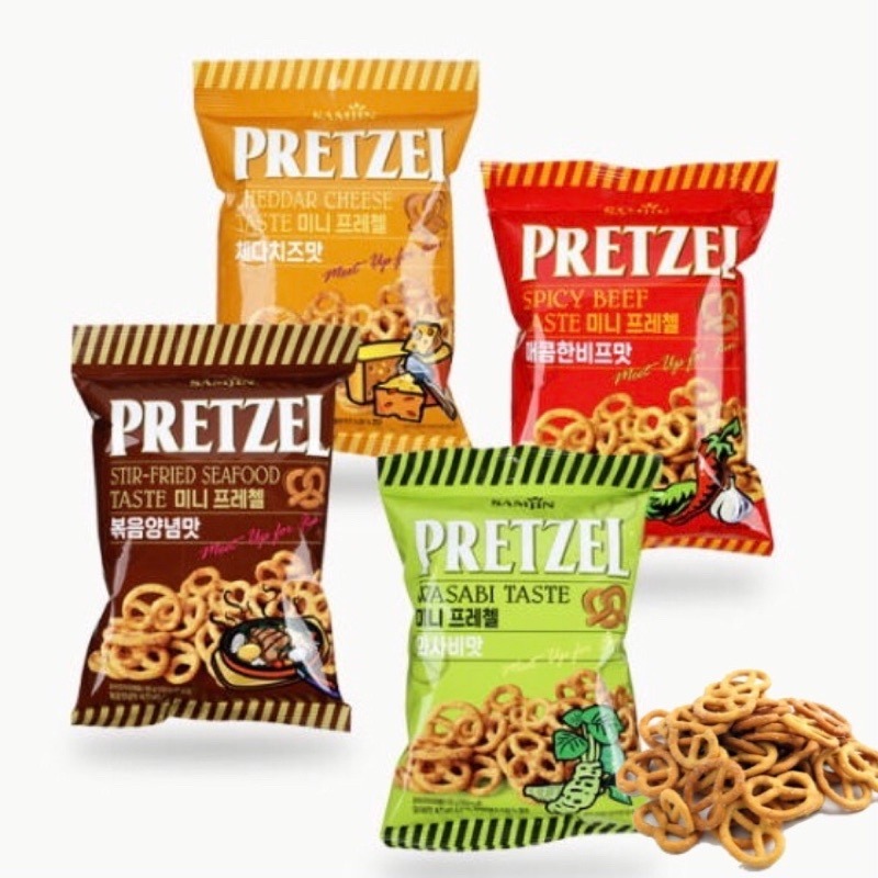 

Samjin Pretzel Korea – Mini Mix Snack (Beef Spicy & Cheese) 85g