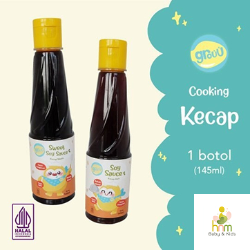 

Grouu Sweet Soy Sauce / Grouu Kecap MPASI Organik Non MSG