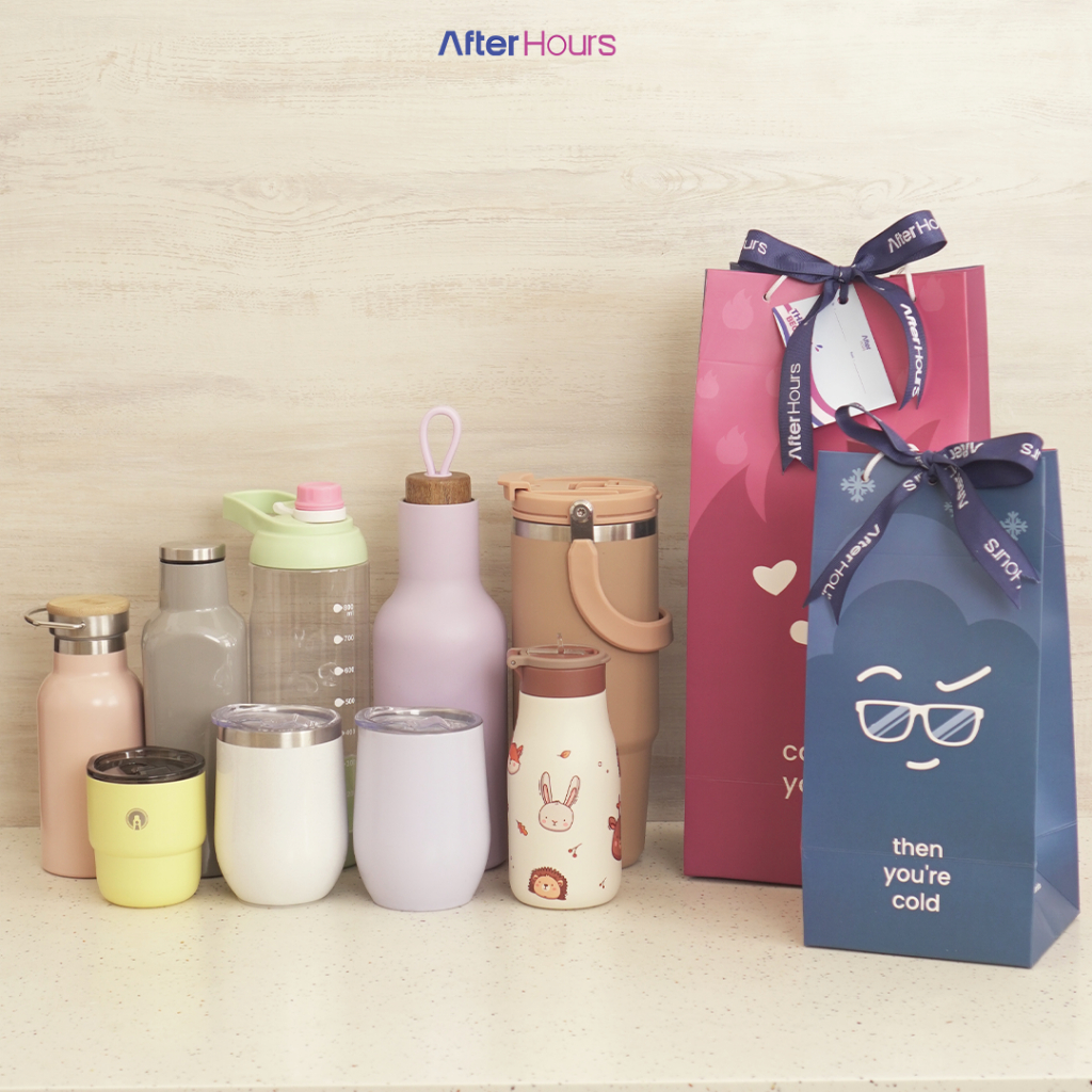

AFTER HOURS Paper Bag Tumbler After Hours - Free Greeting Card Ribbon Souvenir Kado Hampers Gift