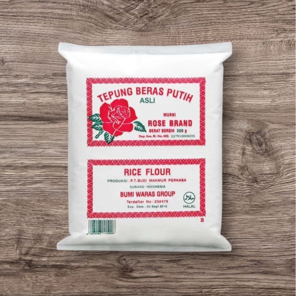 

Tepung Beras Putih Rose Brand 500gr