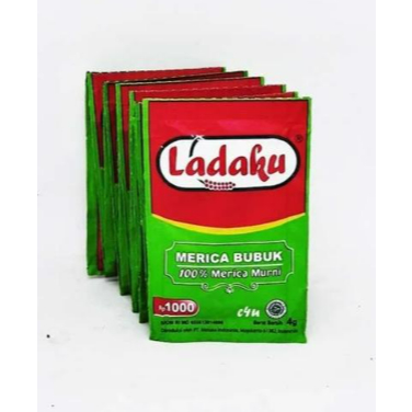 

Ladaku Merica Bubuk 35gr 1 Renceng isi 12 Sachet