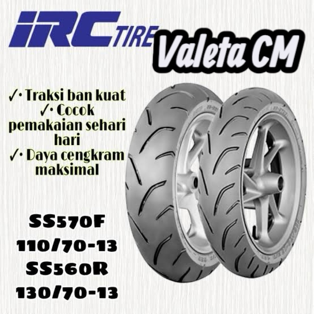 BAN MOTOR IRC N-MEX DEPAN BELAKANG