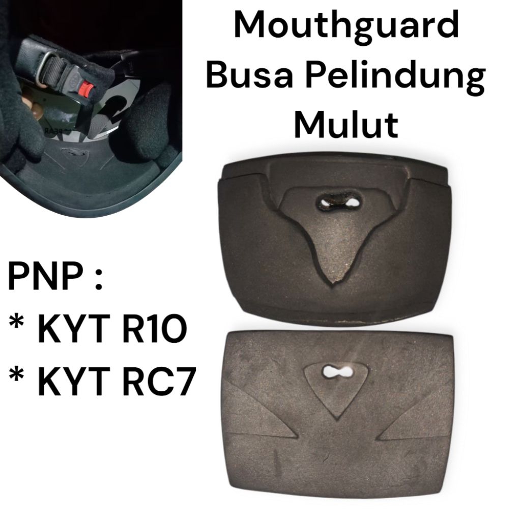 Mouthguard Helm KYT R10 KYT RC7 Busa Mulut Helm Fullface KYT R10 RC7 Busa Mouthguard