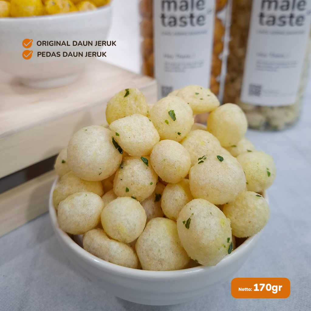 

Cimol Kering Bandung Rasa Original/Pedas - Oleh-oleh Bandung - Emplod/Endog Lewo
