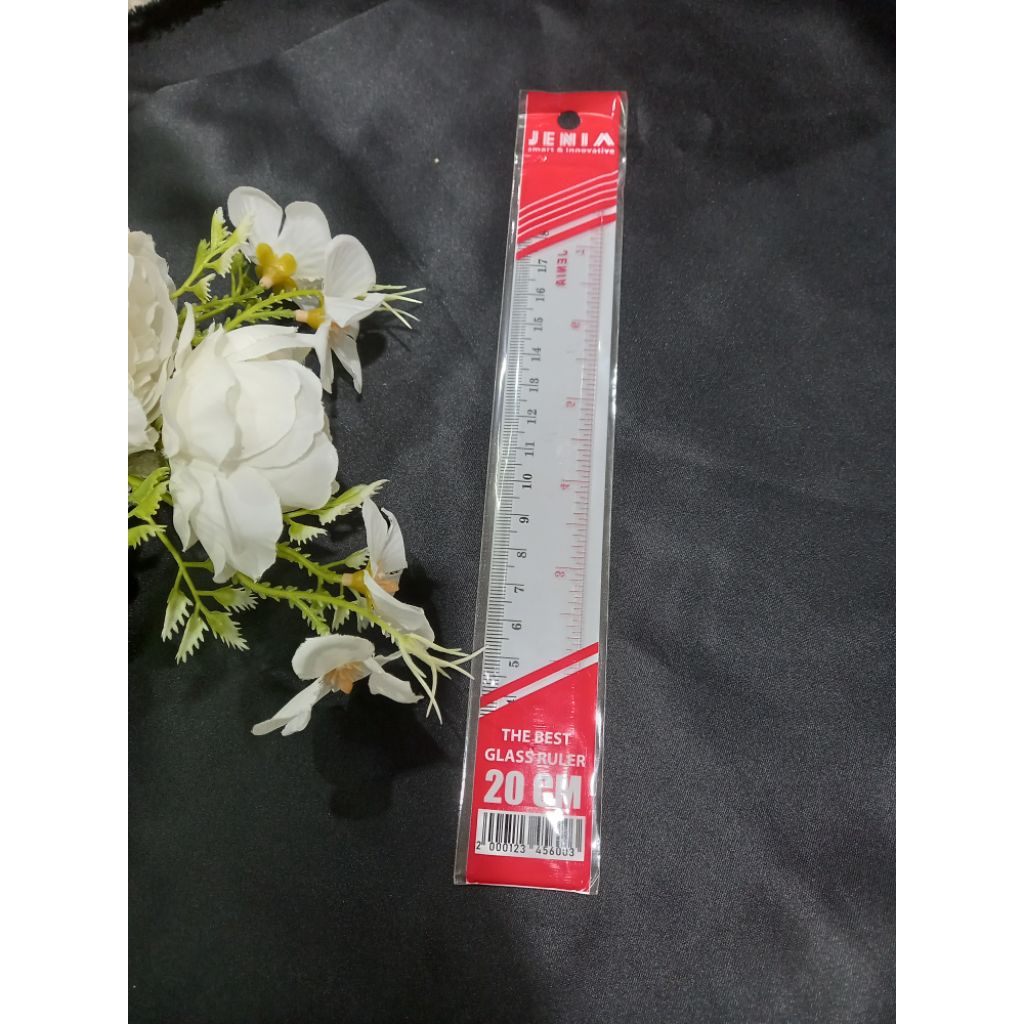 

penggaris Jenia 20cm /satuan/pcs