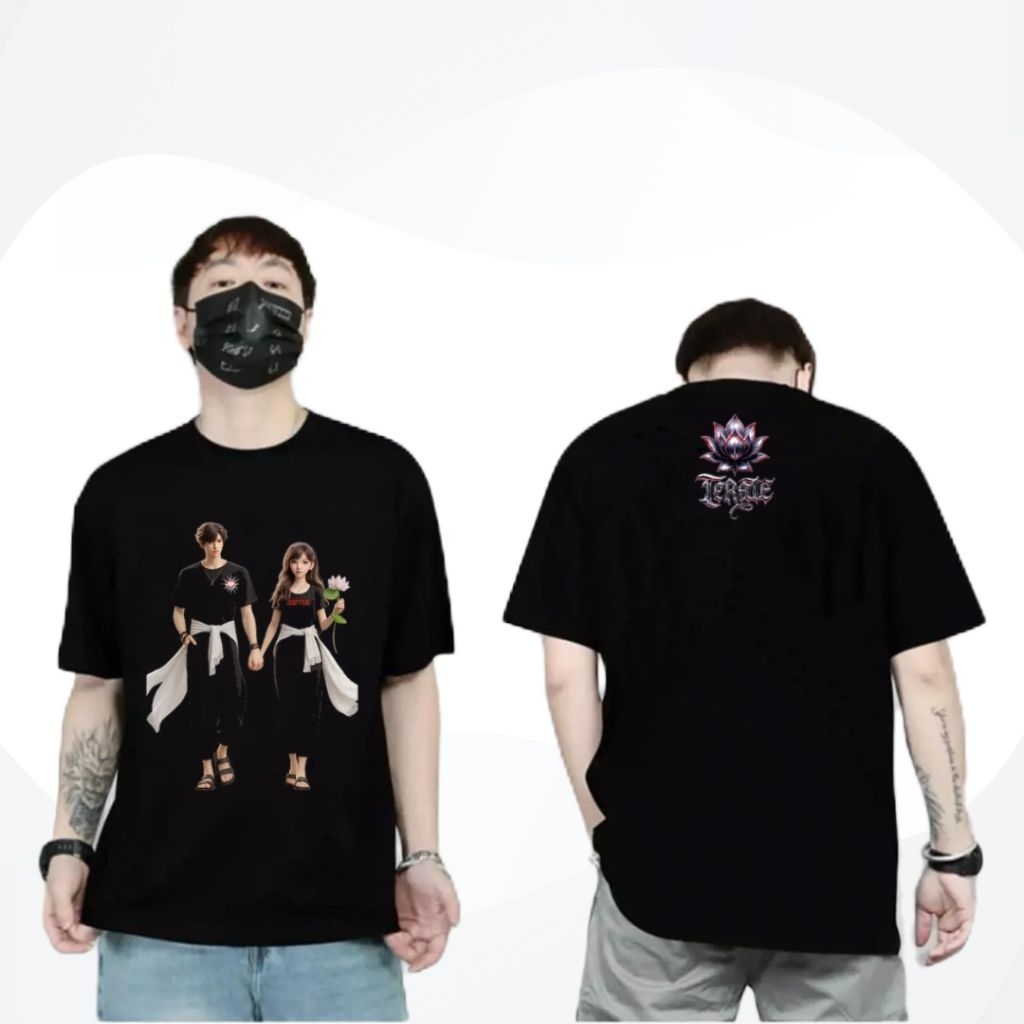 Kaos Couple Cartoon PSHT (Kode B)