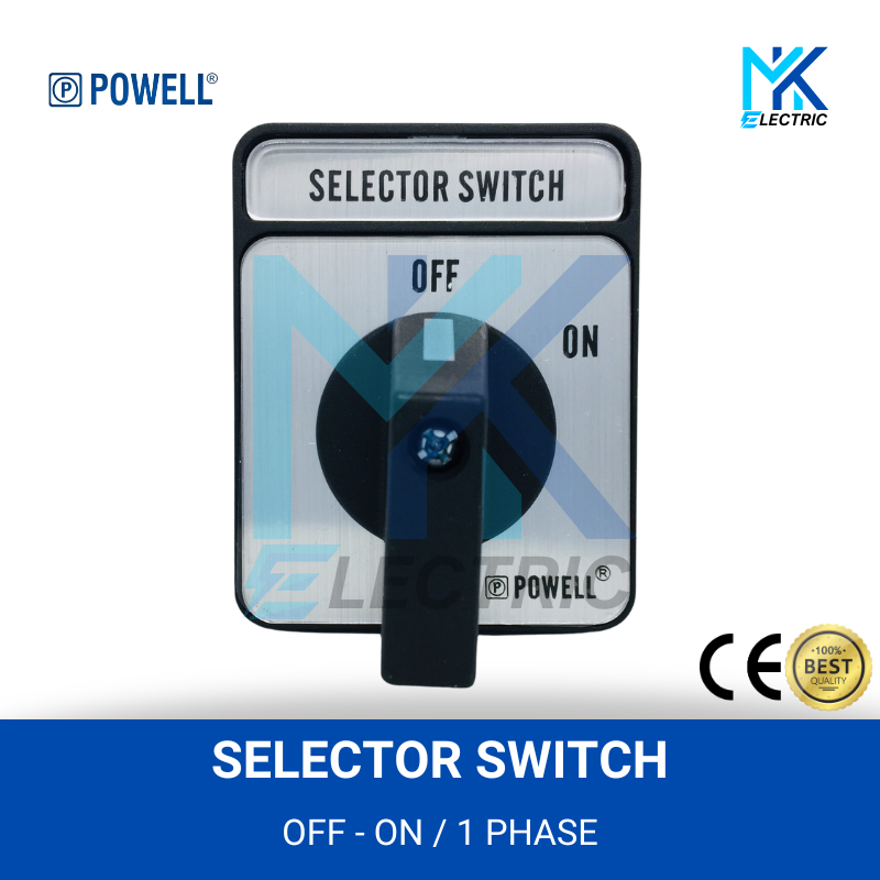 Selector Switch / Rotary Switch OFF - ON / 1 Phase