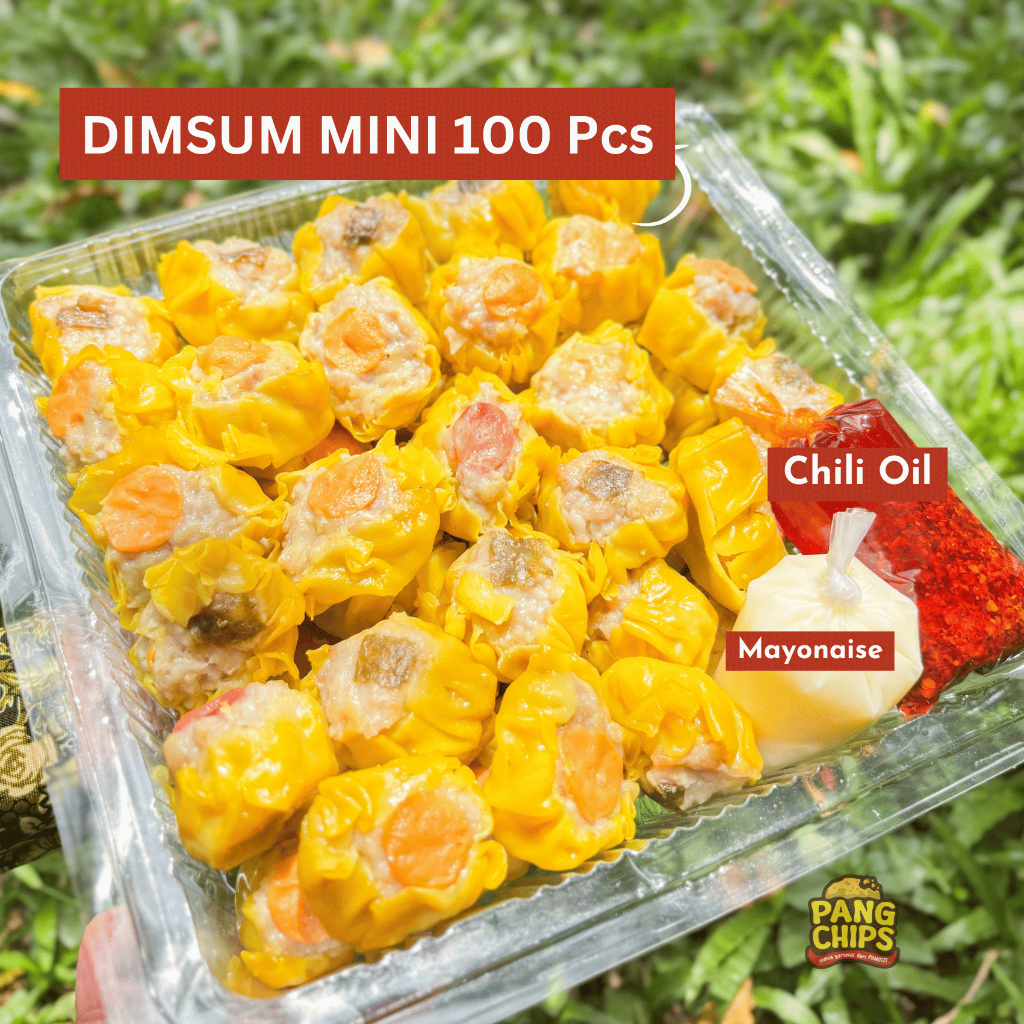

Dimsum Mini 100 Pcs Free Chili Oil + Mayonaise by kedai Ngemil mas Pangsit