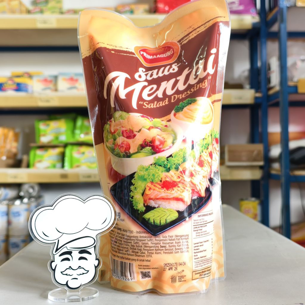 

Prima Saus Mentai 1Kg / Mentai Sauce 1Kg / Saus Dressing Mentai 1Kg