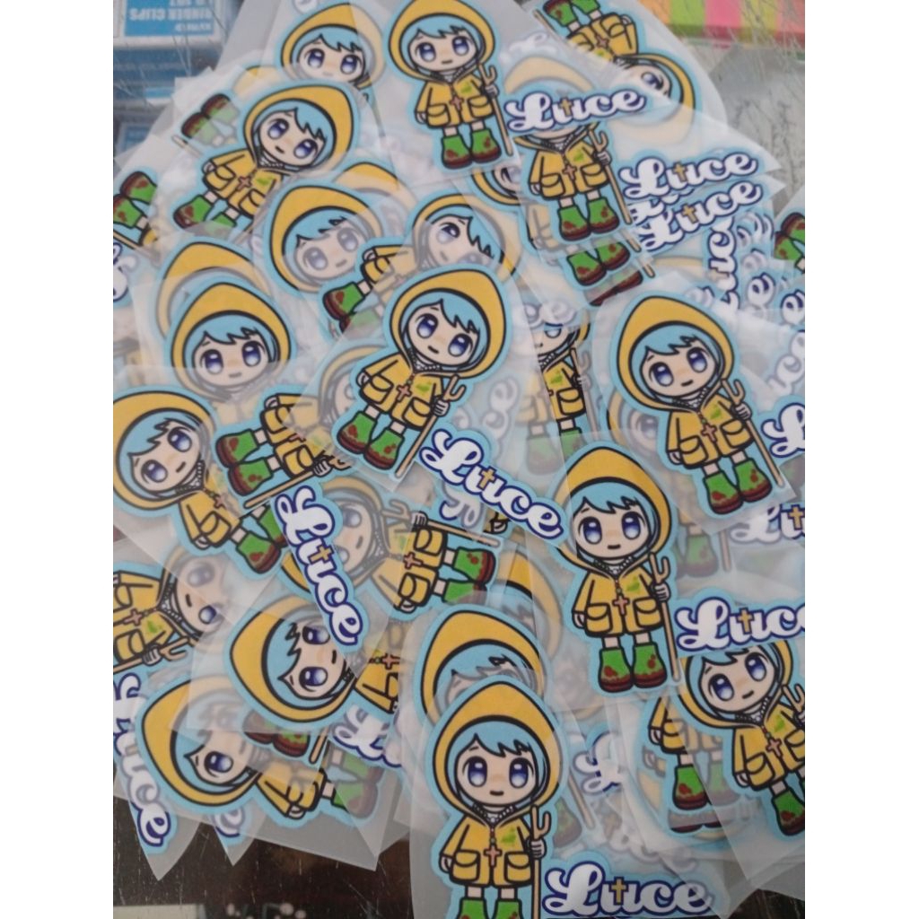 

READY STOCK STICKER KAIN LUCE | SETRIKA LANGSUNG JADI |