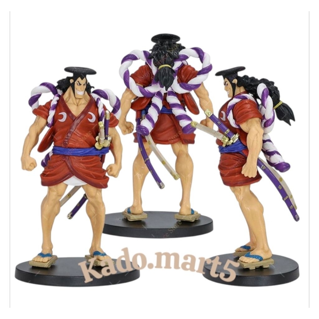 anime one piece kozuki oden friend luffy action figure 17cm