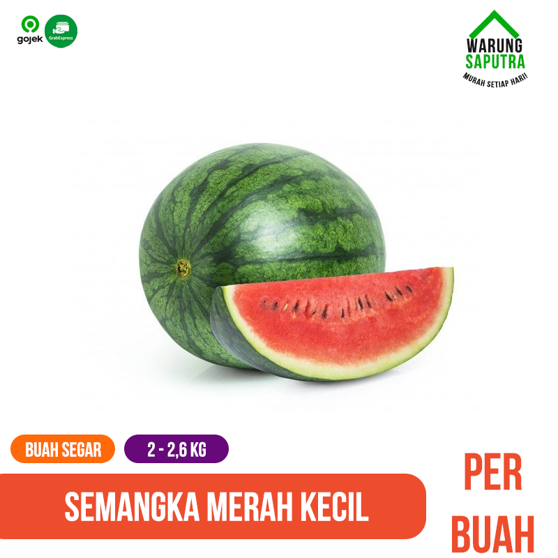 

Buah Semangka Merah Manis Kecil & Besar Seedless per Buah