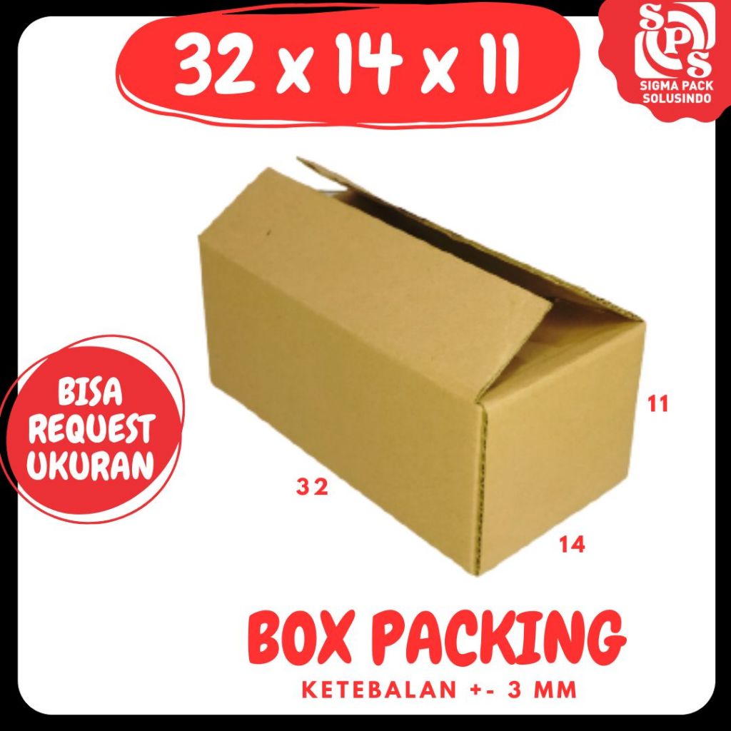 

Kardus 32x14x11 A1 box dus Packing kotak kemasan Botol Madu Jamu Parfum Zigma Pack