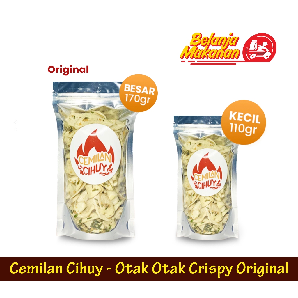 

OTAK-OTAK CRISPY - Cemilan Cihuy Original dan Spicy