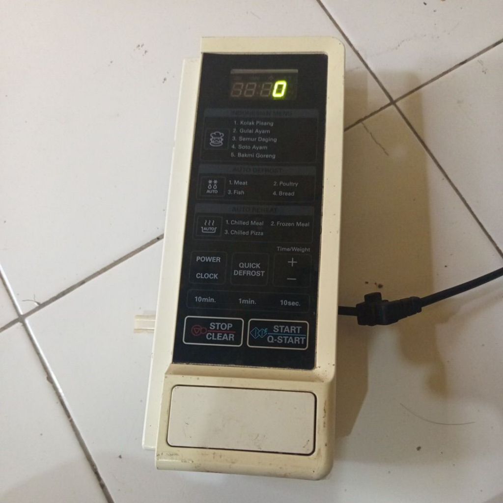 modul tombol microwave LG MS2347B Modifikasi