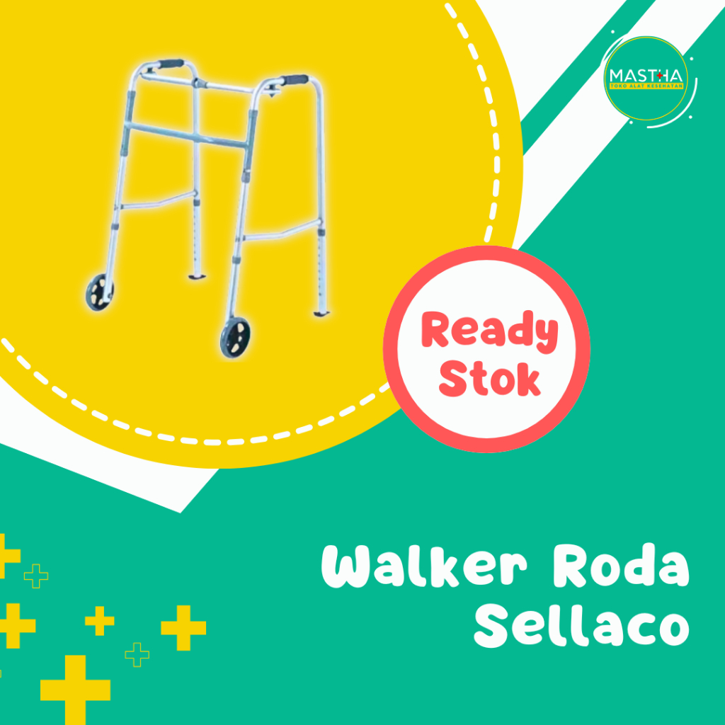 *Mastha Malang* Walker Alat Bantu Jalan Beroda / Tongkat Leter U / Wolker Roda