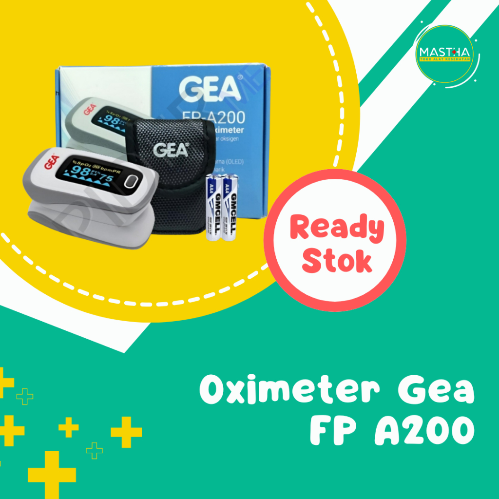 *Mastha Malang* GEA Fingertip Pulse Oximeter / Alat Saturasi Oksigen
