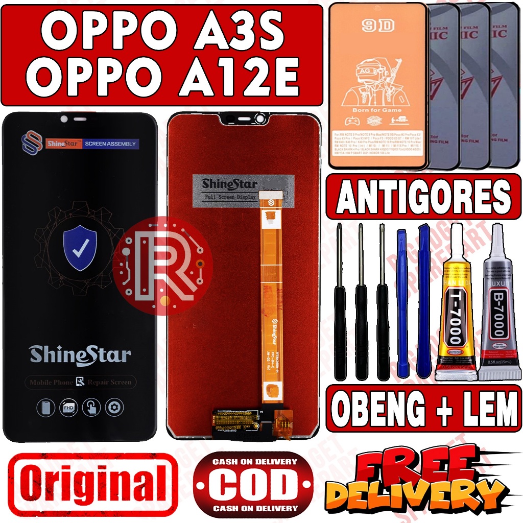 LCD OPPO A3S / OPPO A12E ORIGINAL FULLSET LCD TOUCHSCREEN