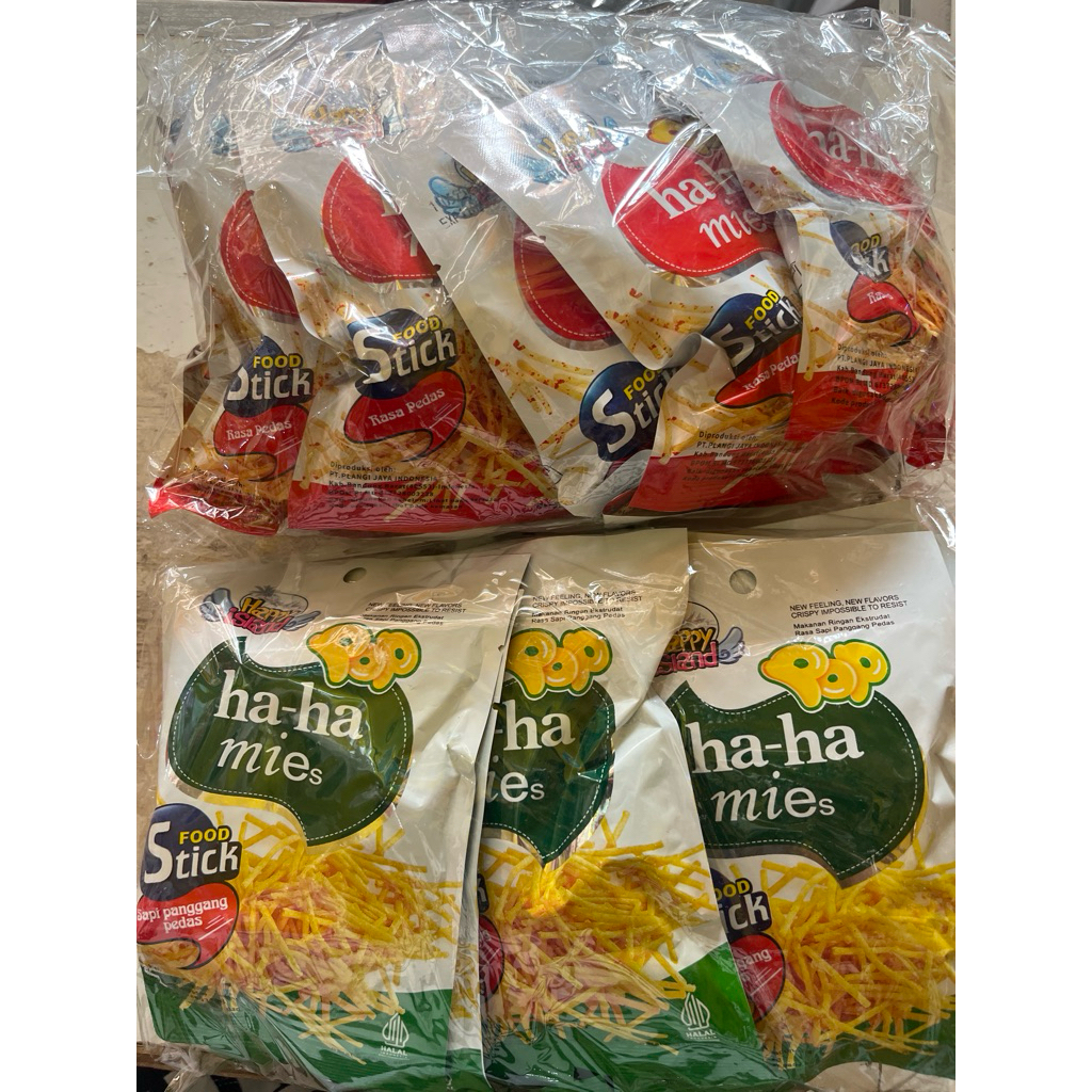 

Pop - ha-ha mie’s food berbagai varian rasa