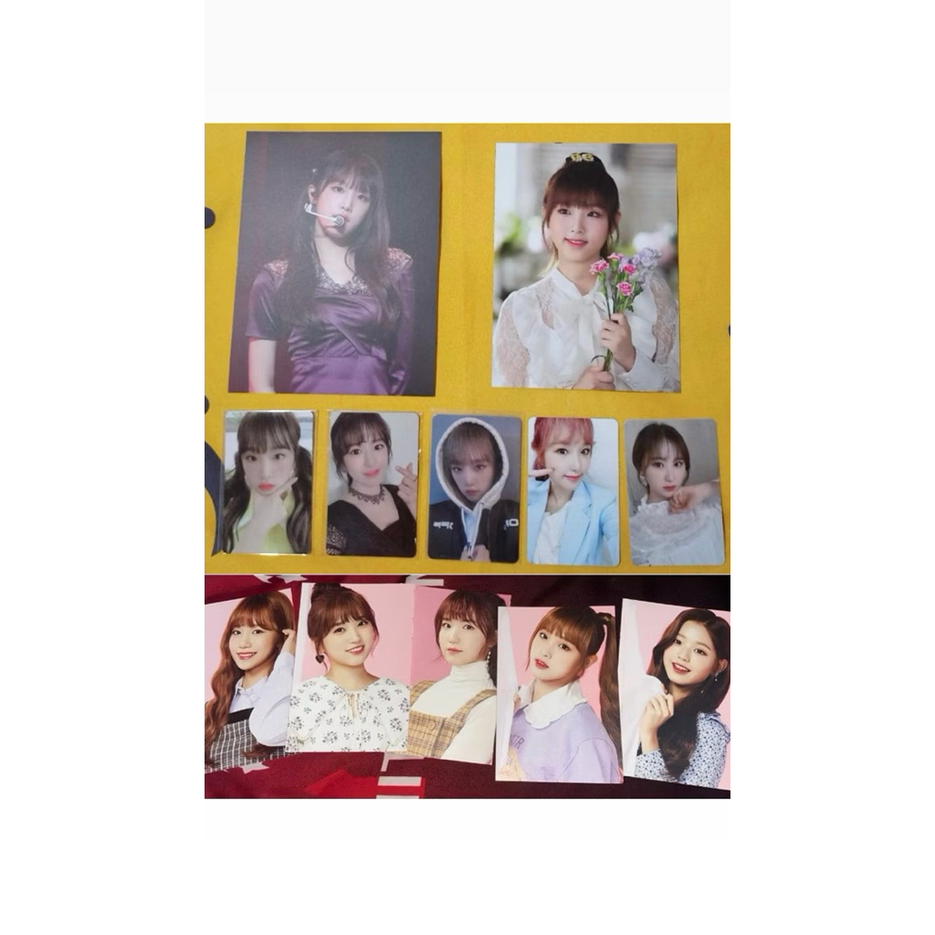 Photocard Postcard PC IZONE IZ*ONE Gmarket Yena Yujin Wonyoung Yuri Chaeyeon