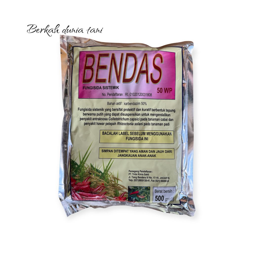 Fungisida Bendas 50 WP Isi 500 Gram