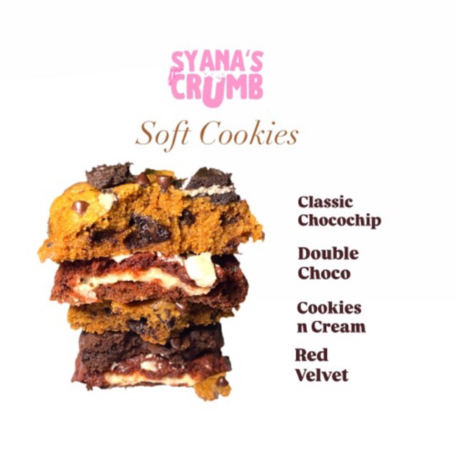 

Soft Cookies by Syana’s Crumb (Minimal Order 2 Pcs)
