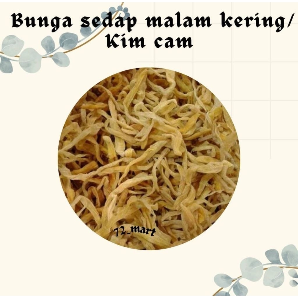 

Bunga sedap malam/kimcam/dried lily flower hunan 100gr