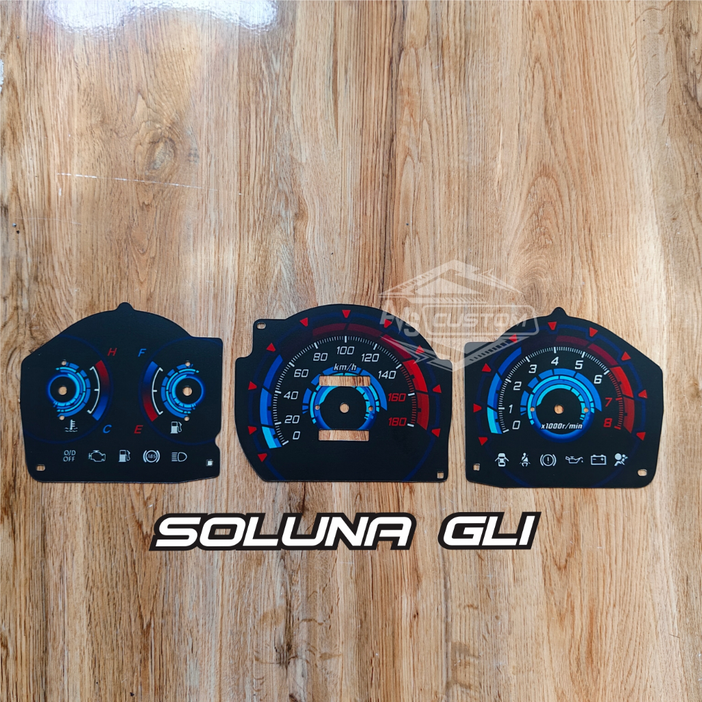 Speedometer TOYOTA SOLUNA GLI papan variasi custom