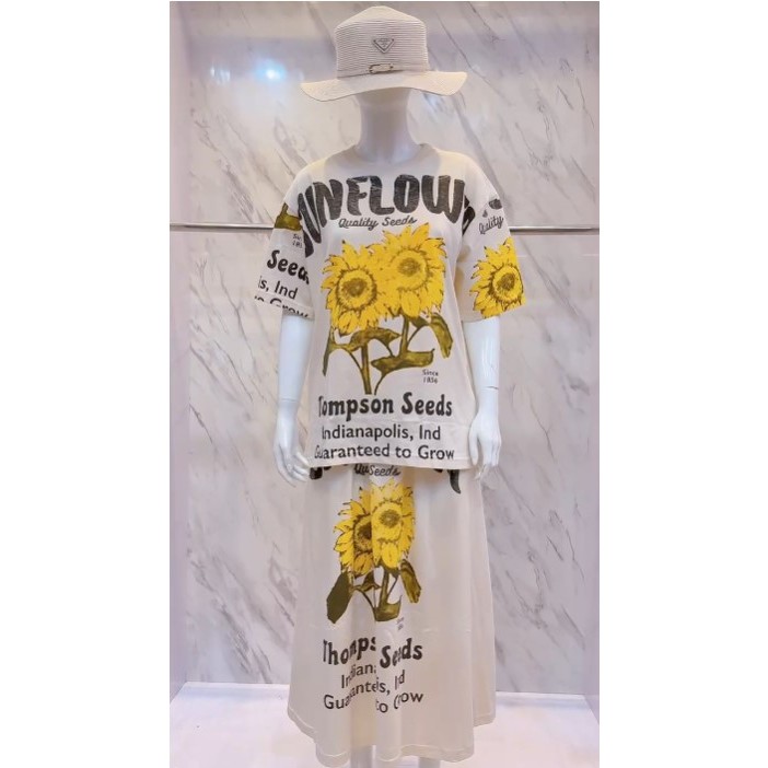 Setelan Rok Flower Import BKK