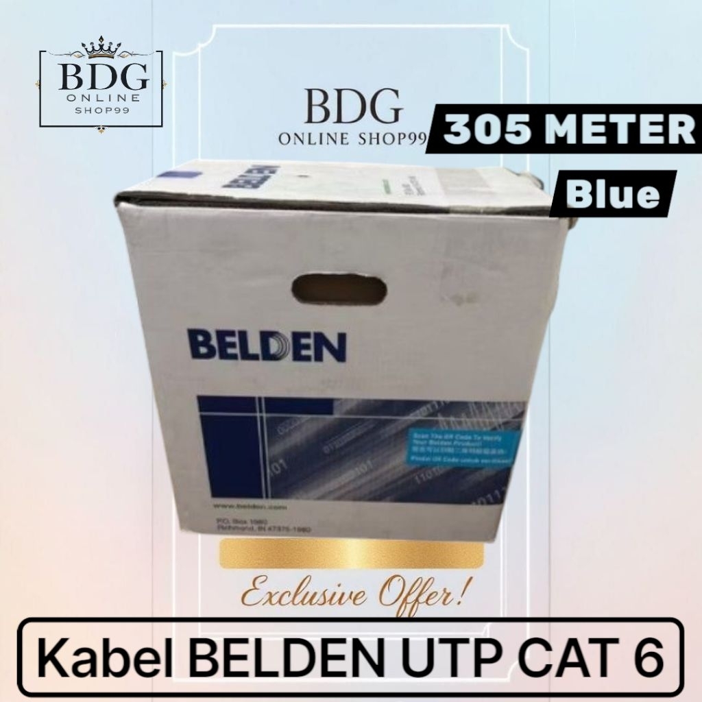KABEL BELDEN utp cat 6 ( panjang 305 meter)