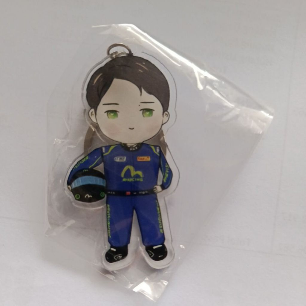 Gantungan kunci Wang Yibo racing yibo85