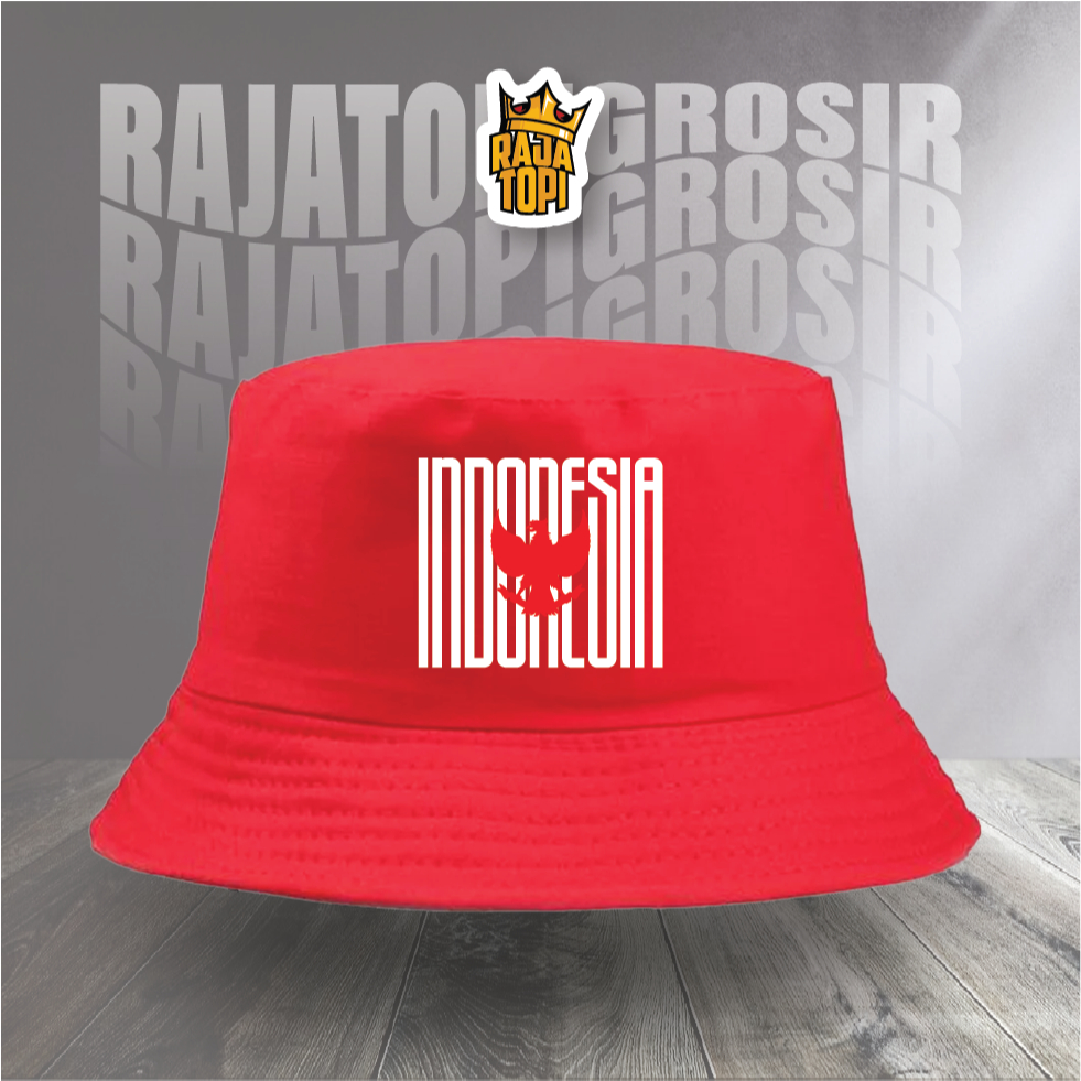 topi buckethat indonesia / topi indonesia / topi kemerdekaan 7