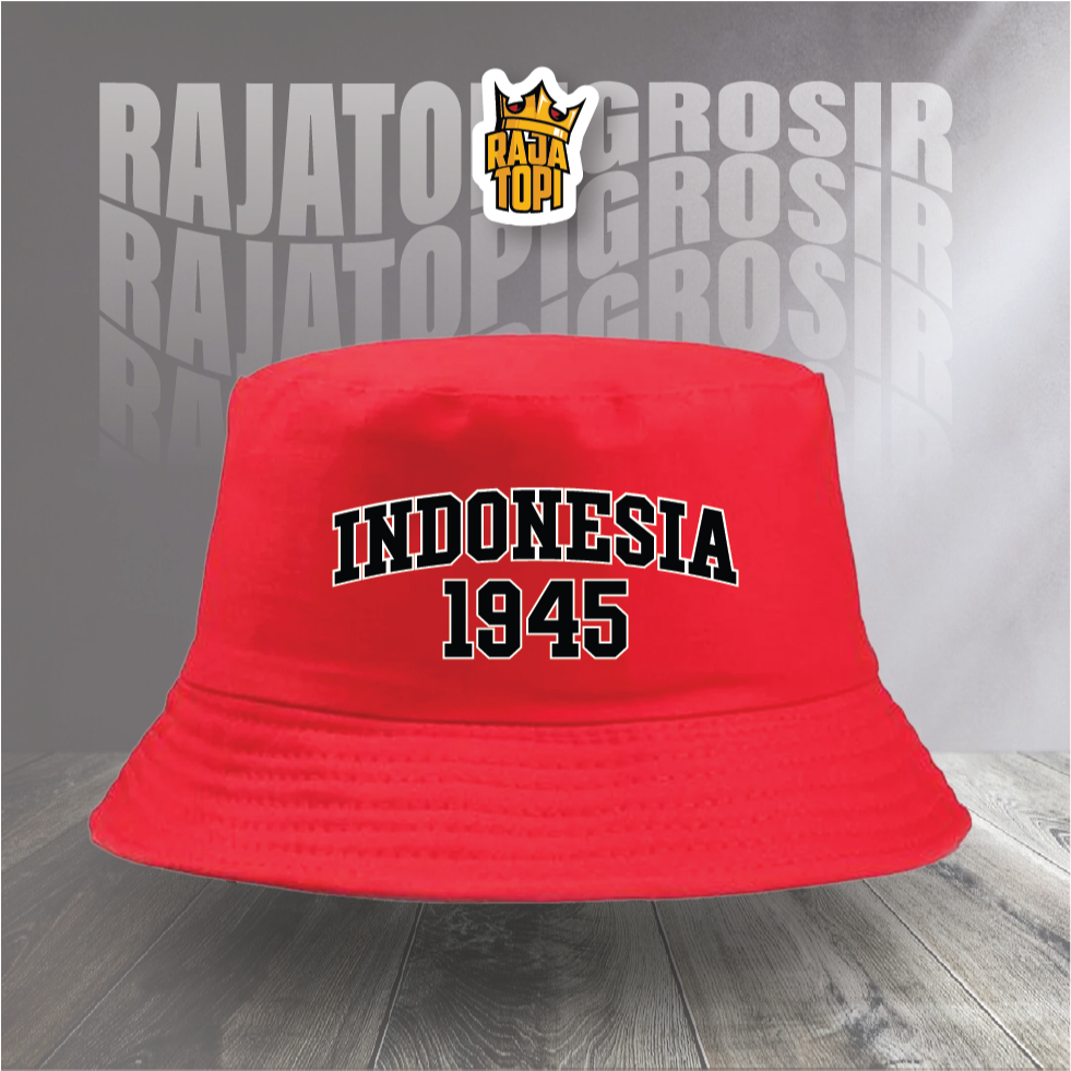 topi buckethat indonesia / topi indonesia / topi kemerdekaan 8