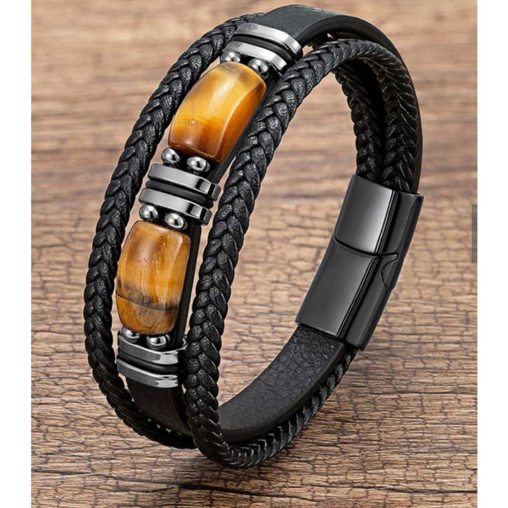 Gelang Kulit Kepang Mata Harimau