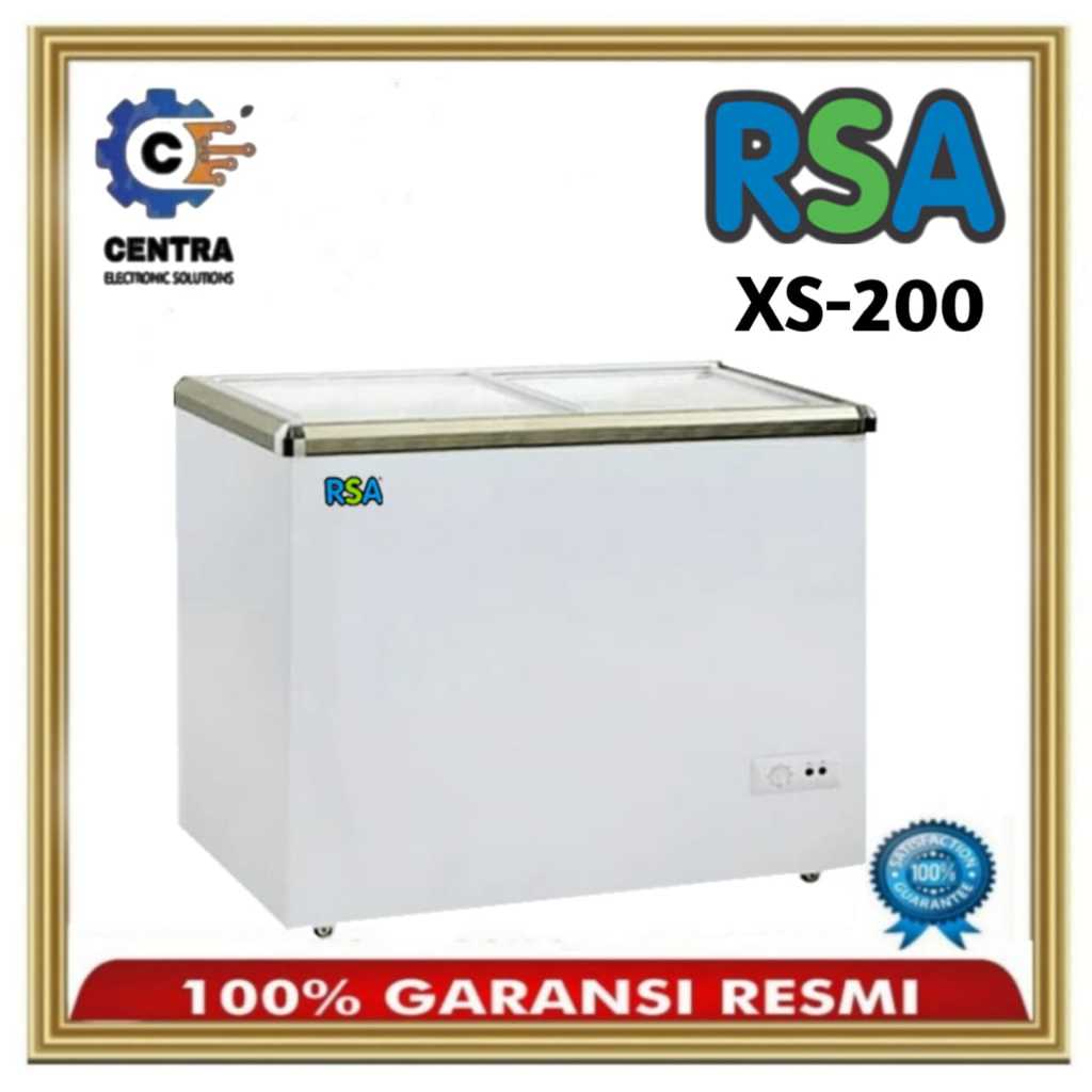 RSA Sliding Chest Freezer 171 Liter XS-200