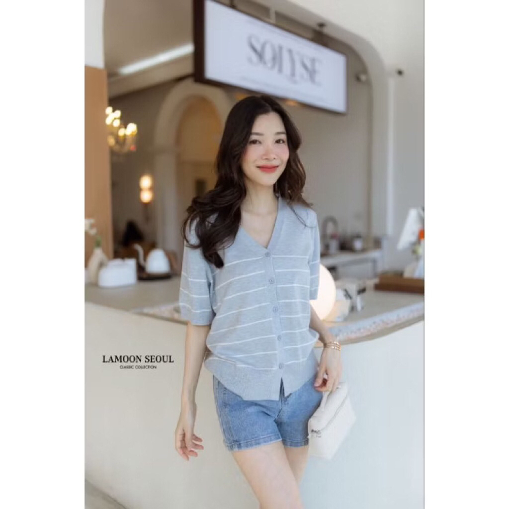 Atasan Knit Wanita Import by LAMOON SEOUL BKK • Baju Knit Premium import Bangkok
