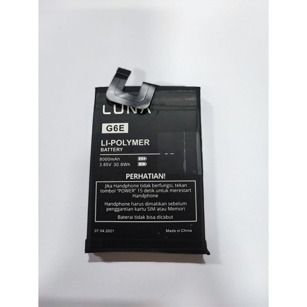 BATTERY LUNA WARRIOR G6E 100% ORIGINAL