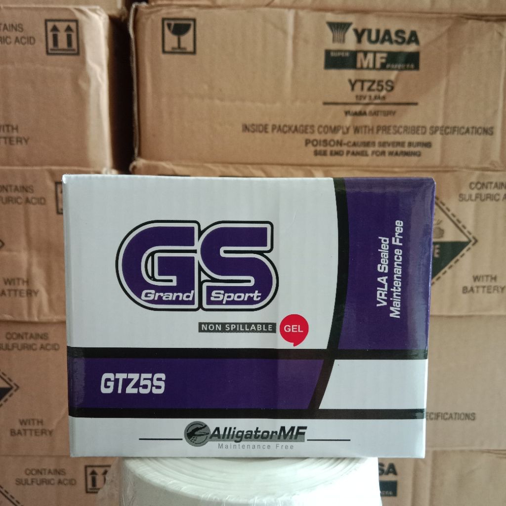 Aki Motor Beat, Fi, Scoopy, Supra X 125, Revo, Karisma, Mio J Aki Kering GTZ5S