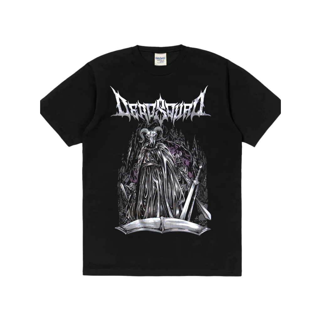 Tshirt - Kaos Band Deadsquad x FTH - Down With The Faceless Black | Cotton Combed24s Premium