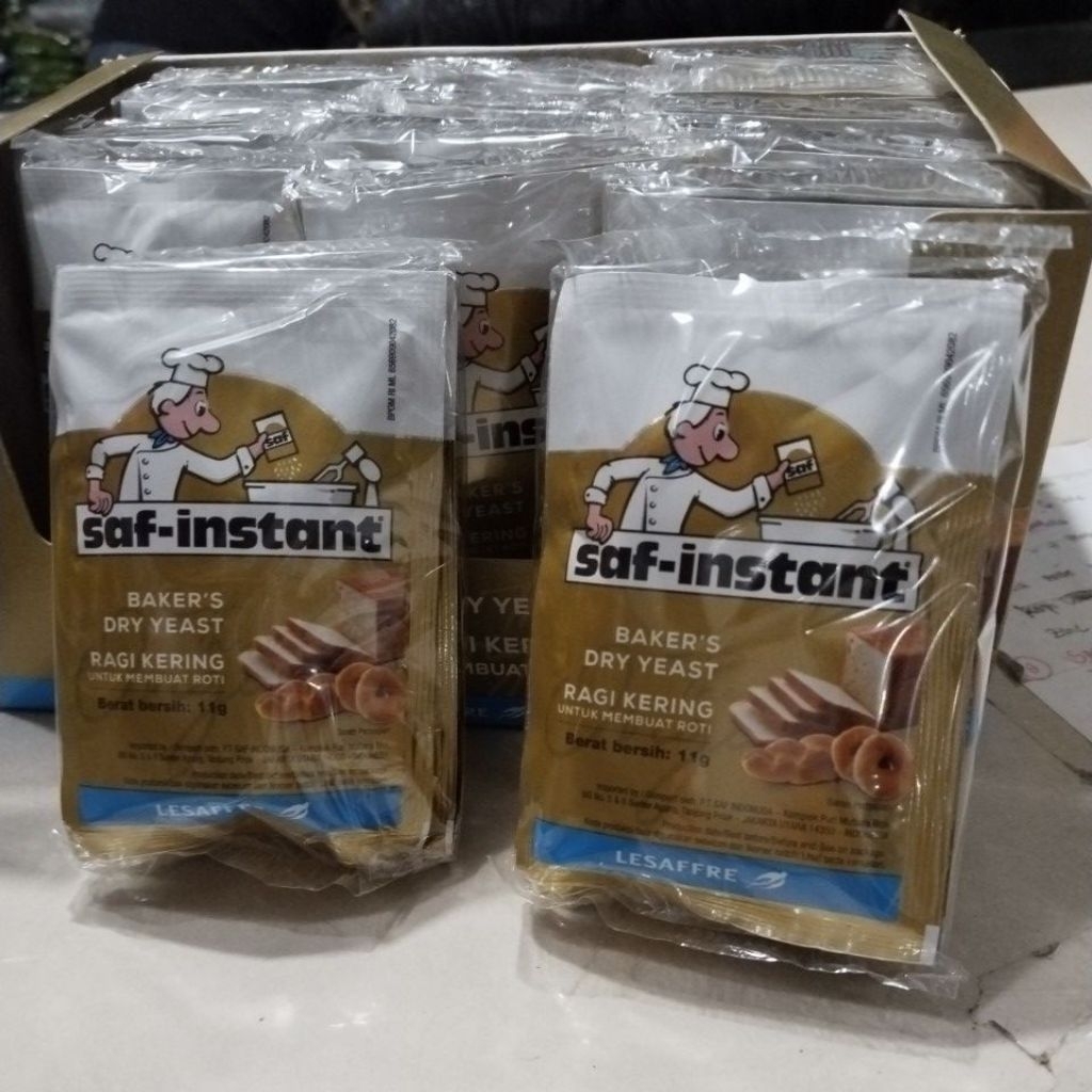 

pengembang saf- instant, ragi kering buat roti dan donat